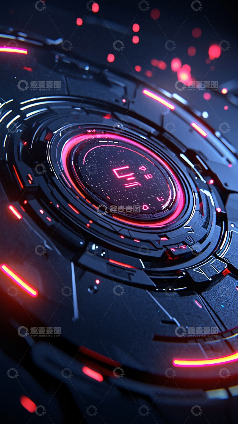 高清大图下载【趣麦麦图】未来科技感圆形装置