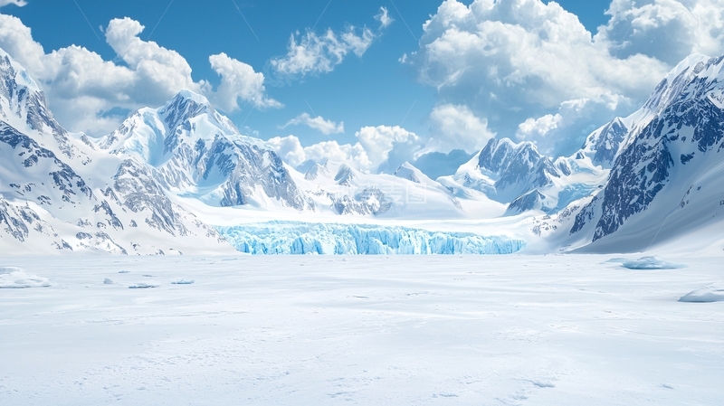 高清大图下载【趣麦麦图】冰川雪山自然风光