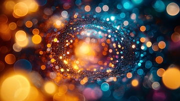 光斑旋转抽象艺术背景