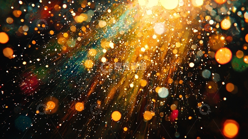 高清大图下载【趣麦麦图】璀璨星空下的光斑效果