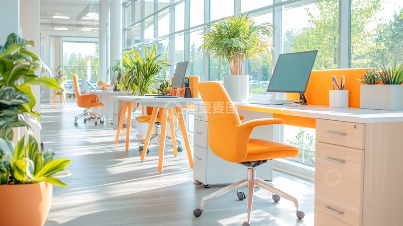 高清大图下载【趣麦麦图】现代办公室明亮阳光设计