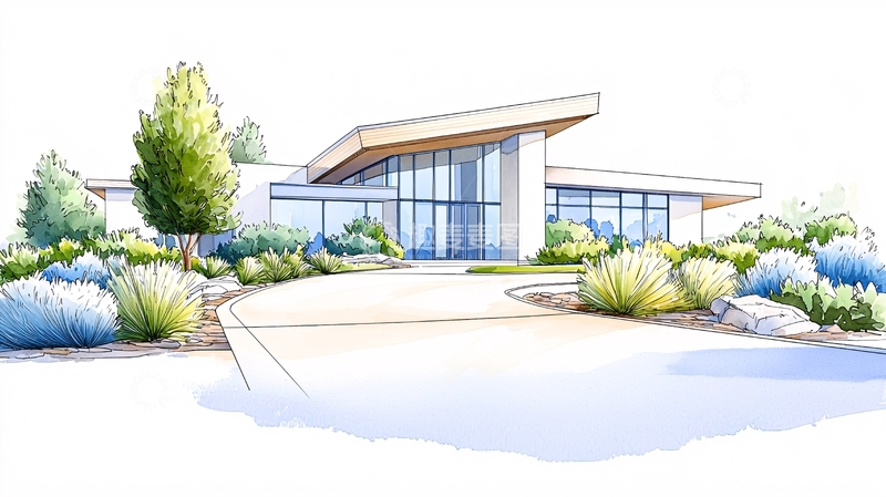 高清大图下载【趣麦麦图】现代风格建筑景观设计图