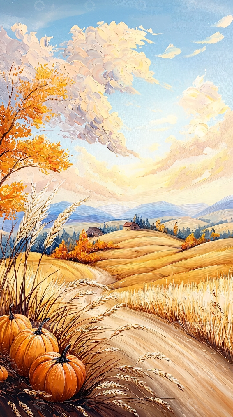 高清大图下载【趣麦麦图】秋日田园风光102