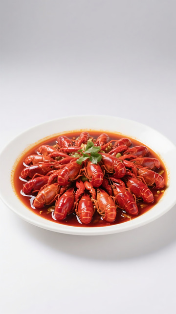 整盘麻辣小龙虾