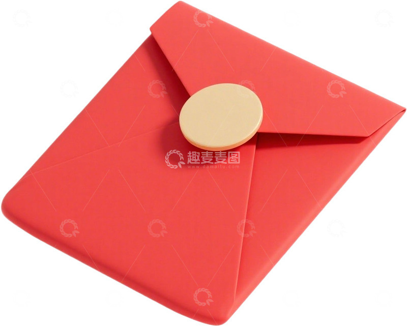 高清大图下载【趣麦麦图】促销立体红包