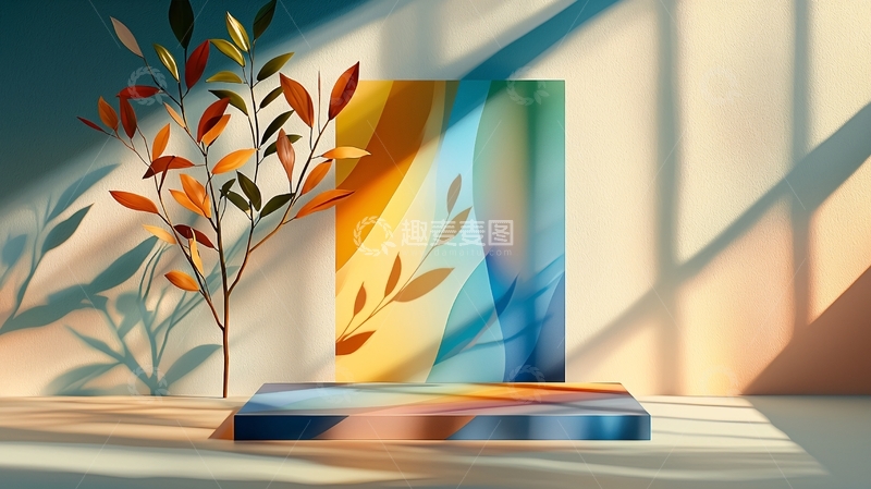 高清大图下载【趣麦麦图】阳光照射下的艺术静物