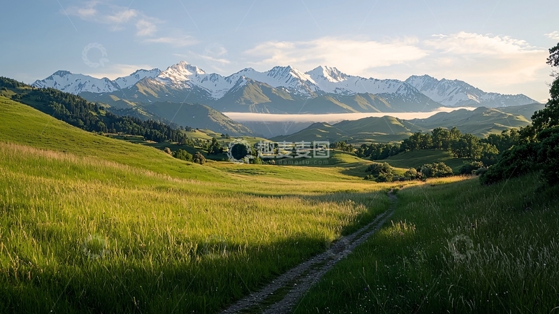 高清大图下载【趣麦麦图】风景如画的山谷