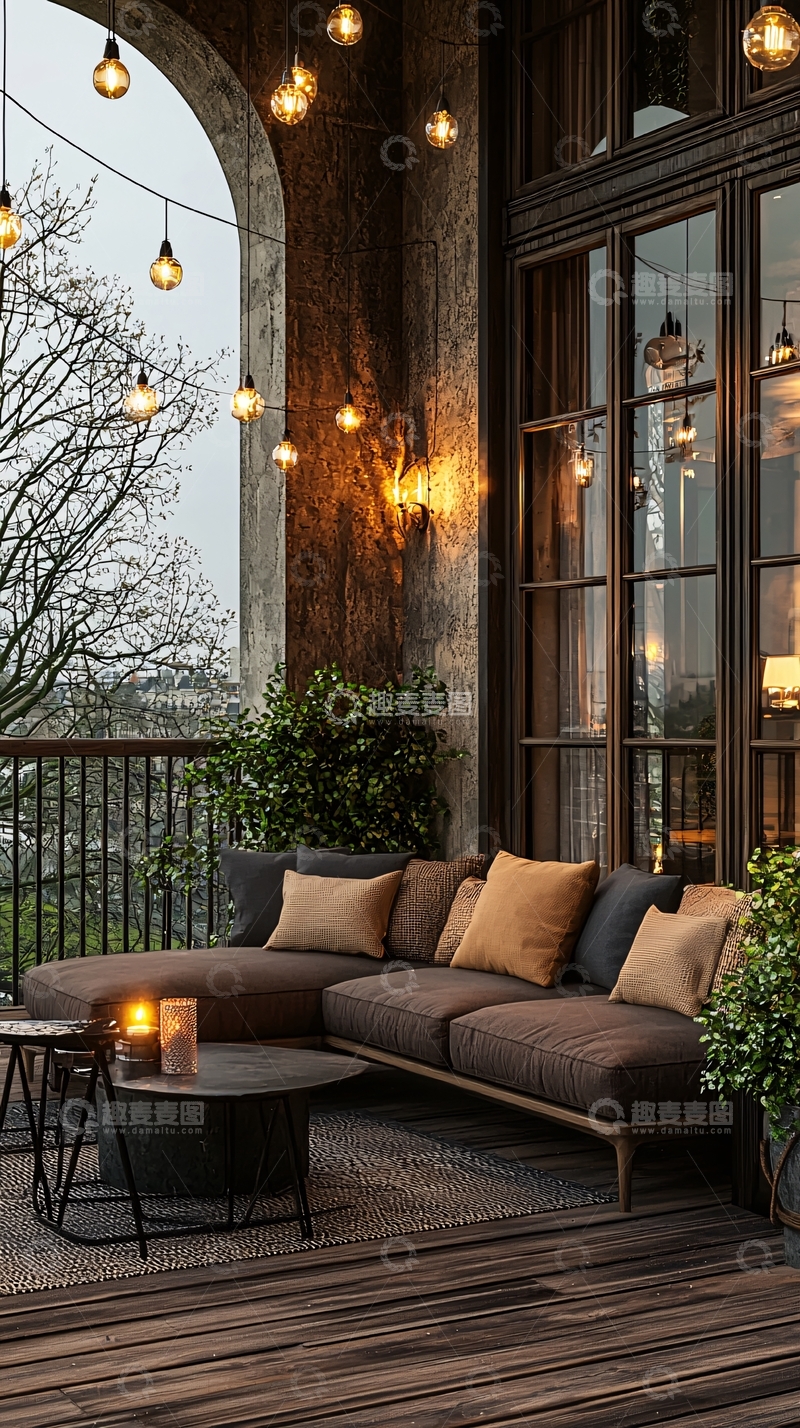 高清大图下载【趣麦麦图】温馨阳台装饰设计