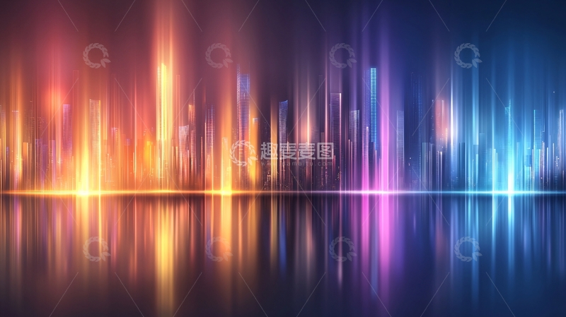 高清大图下载【趣麦麦图】抽象光影高清图片