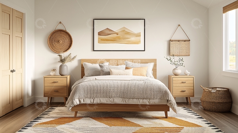高清大图下载【趣麦麦图】温馨简约卧室