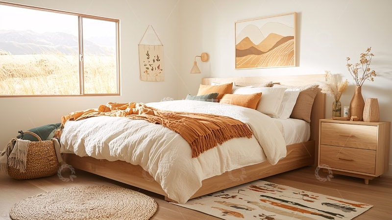 高清大图下载【趣麦麦图】温馨舒适的卧室