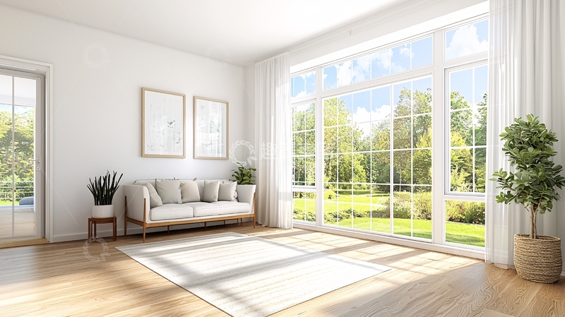 高清大图下载【趣麦麦图】明亮简约的客厅