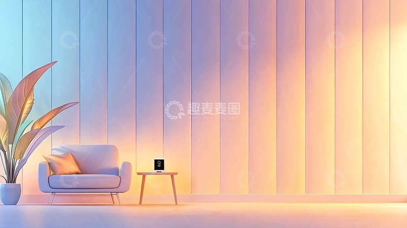 高清大图下载【趣麦麦图】温馨舒适的室内光线场景