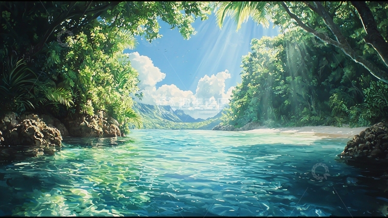 高清大图下载【趣麦麦图】热带海滩风光