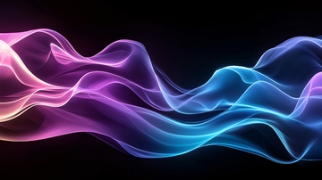 紫色蓝色波浪抽象背景