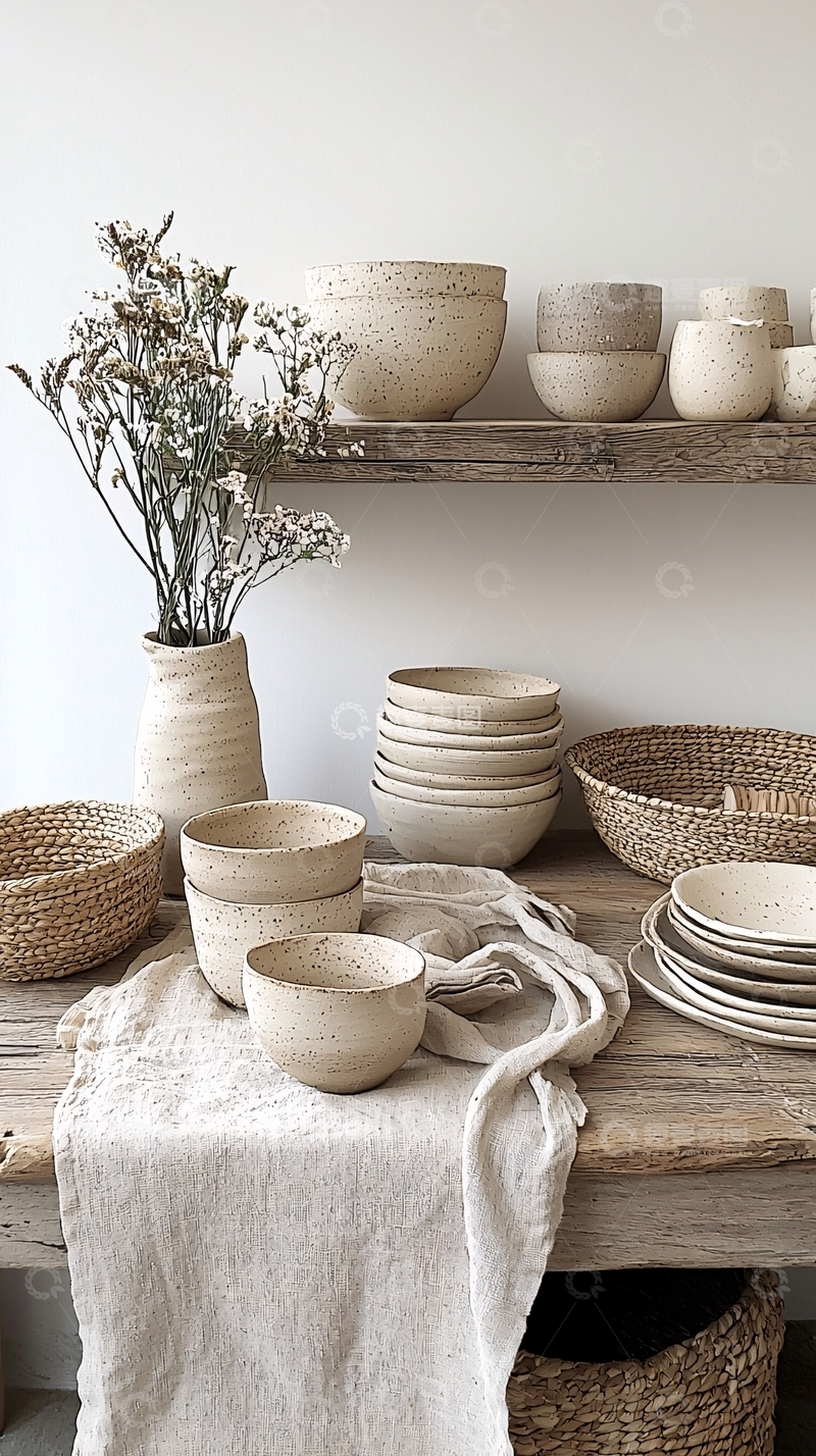 高清大图下载【趣麦麦图】简约自然风格餐具摆设