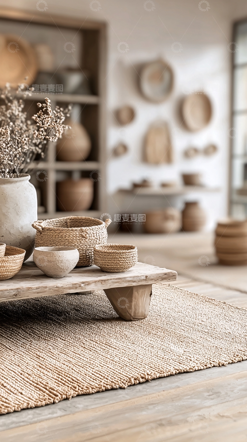 高清大图下载【趣麦麦图】自然风格家居装饰展示