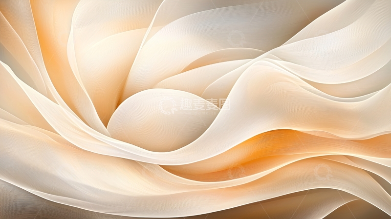 高清大图下载【趣麦麦图】柔和波纹抽象背景