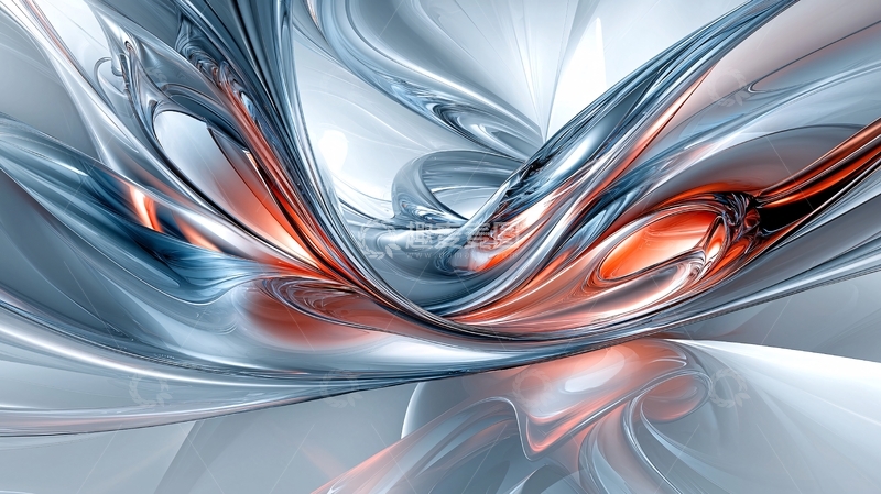 高清大图下载【趣麦麦图】流动的光影抽象艺术背景