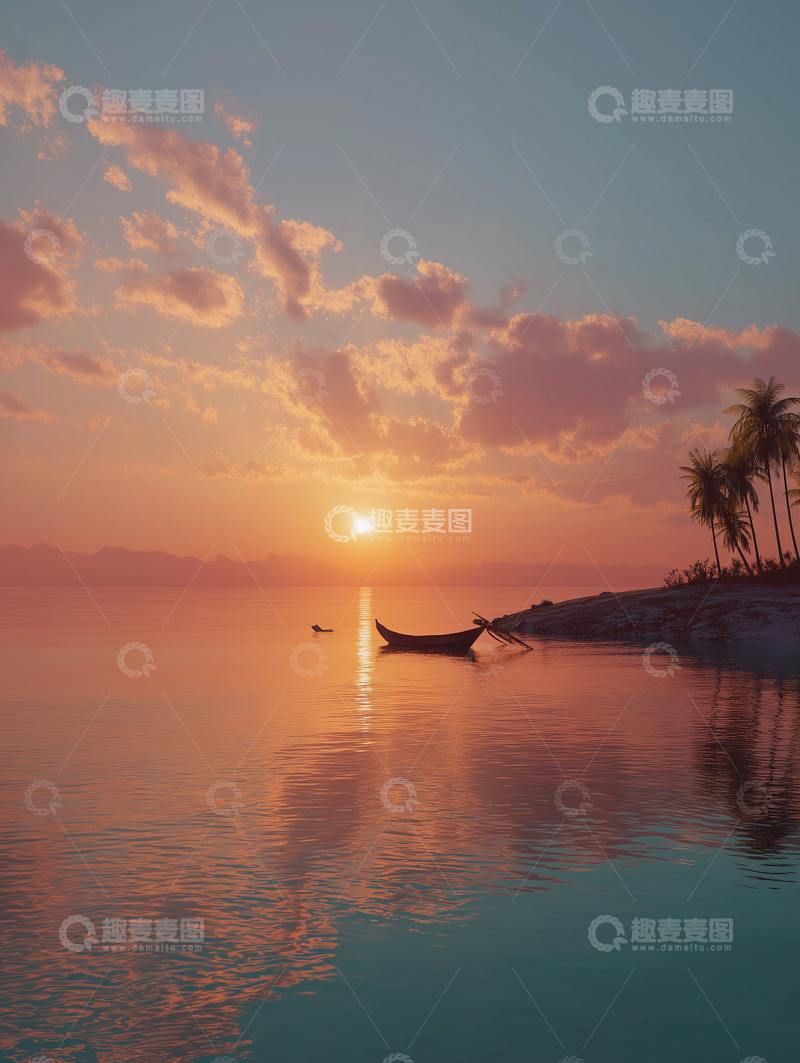 高清大图下载【趣麦麦图】唯美日落日出6