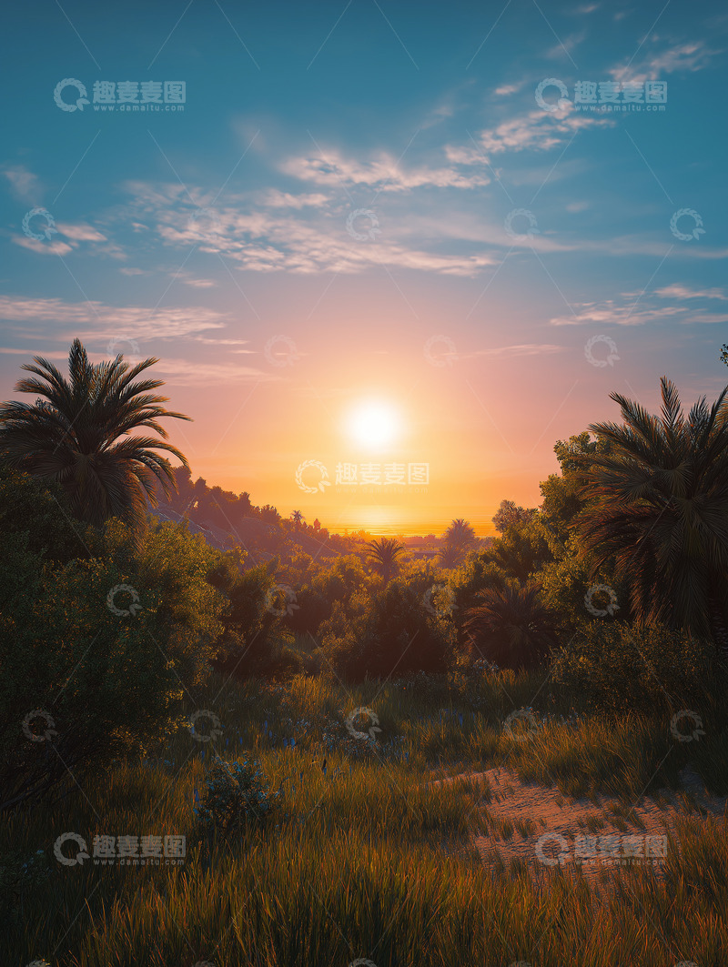 高清大图下载【趣麦麦图】唯美日落日出7