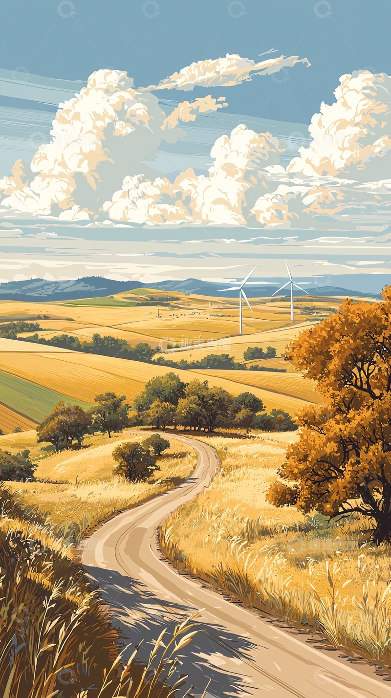 高清大图下载【趣麦麦图】秋日田园风光103