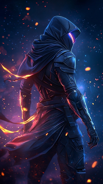 黑暗中的神秘战士