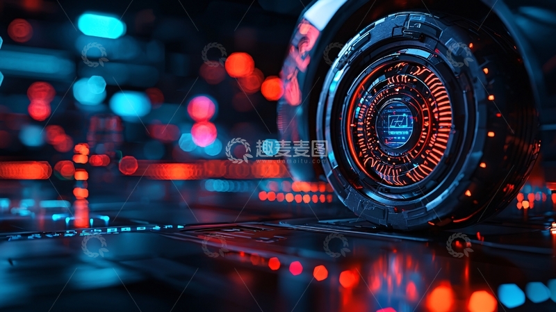 高清大图下载【趣麦麦图】未来科技感机械装置