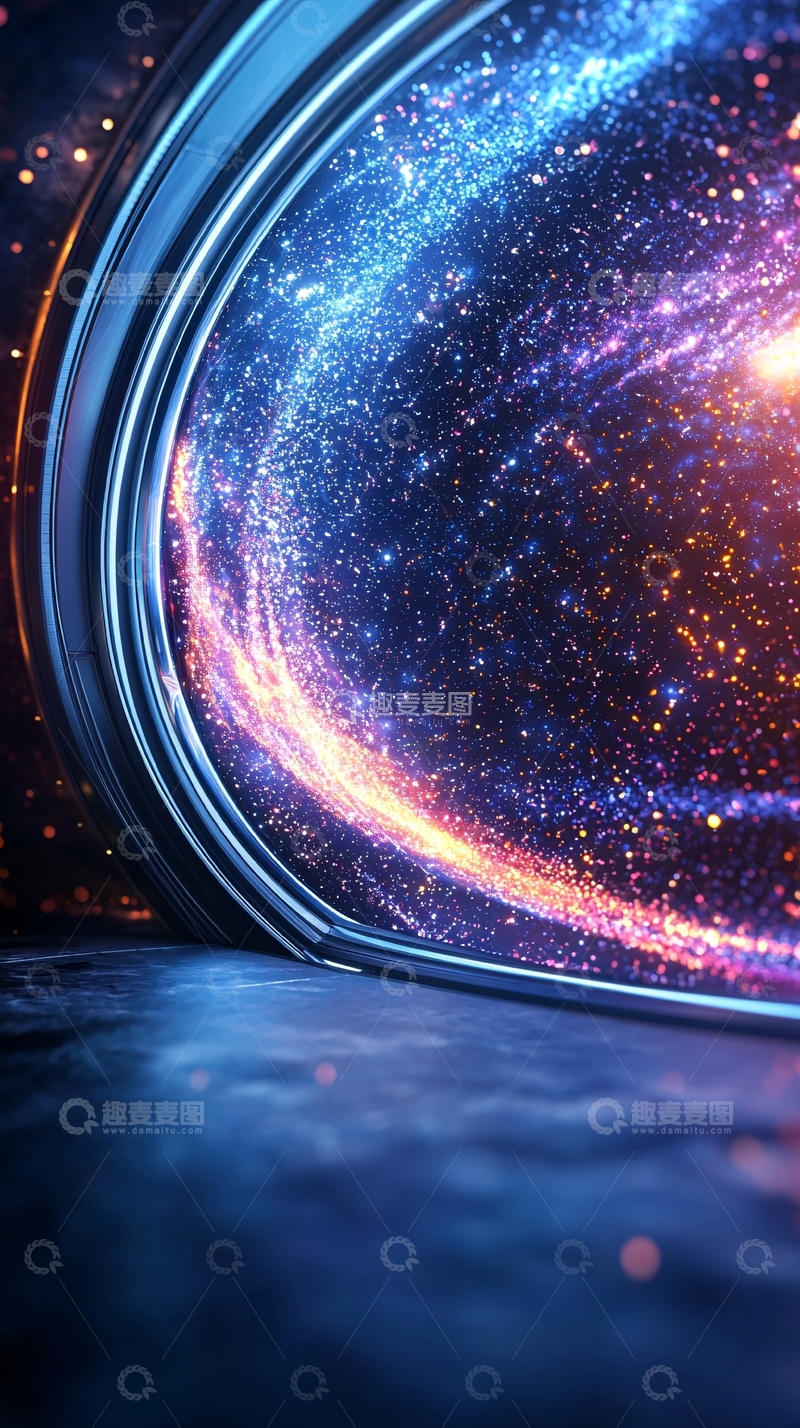 高清大图下载【趣麦麦图】宇宙星空科幻背景