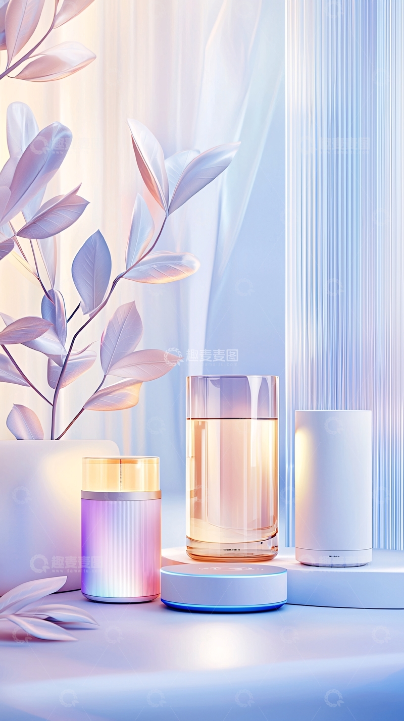 高清大图下载【趣麦麦图】现代家居智能设备展示