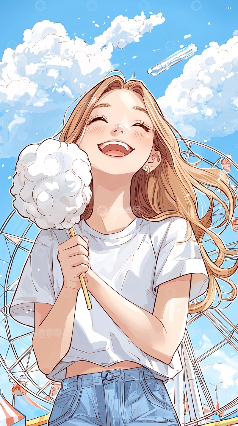 棉花糖少女欢乐时光