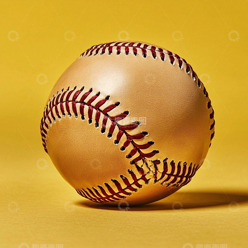 高清大图下载【趣麦麦图】金色棒球特写