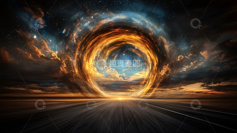 高清大图下载【趣麦麦图】星际隧道与公路交汇