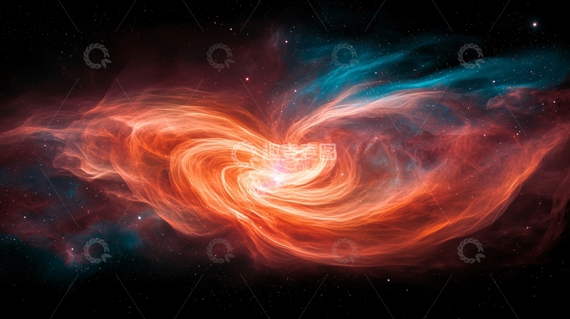 高清大图下载【趣麦麦图】星云漩涡宇宙景象