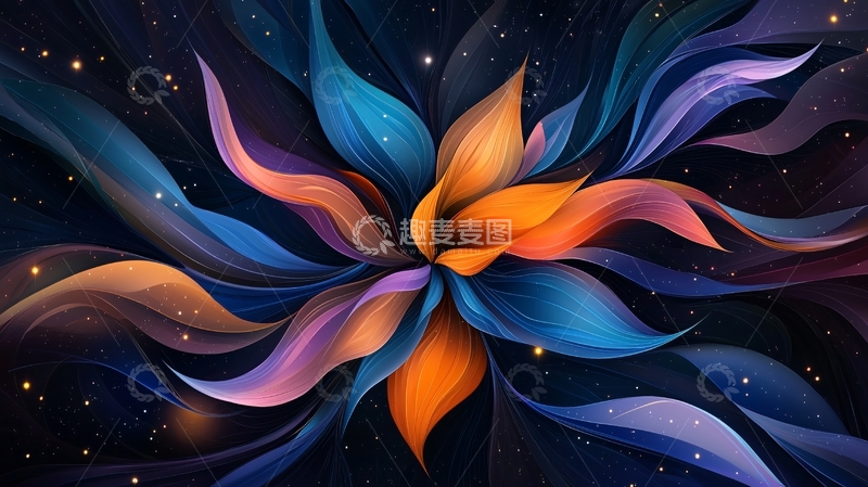 高清大图下载【趣麦麦图】宇宙之花高清图片