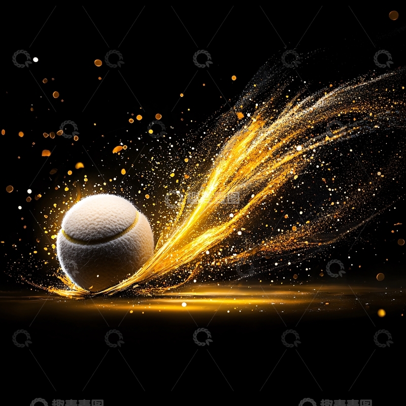 高清大图下载【趣麦麦图】网球运动瞬间动态效果