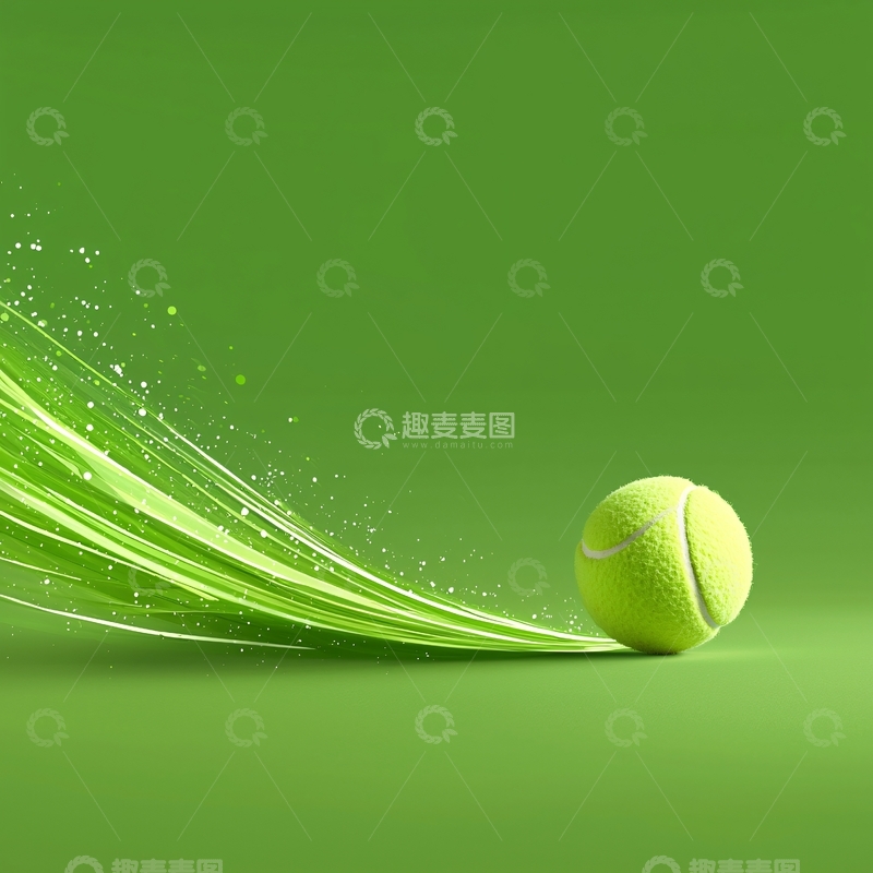 高清大图下载【趣麦麦图】网球运动动态效果背景图