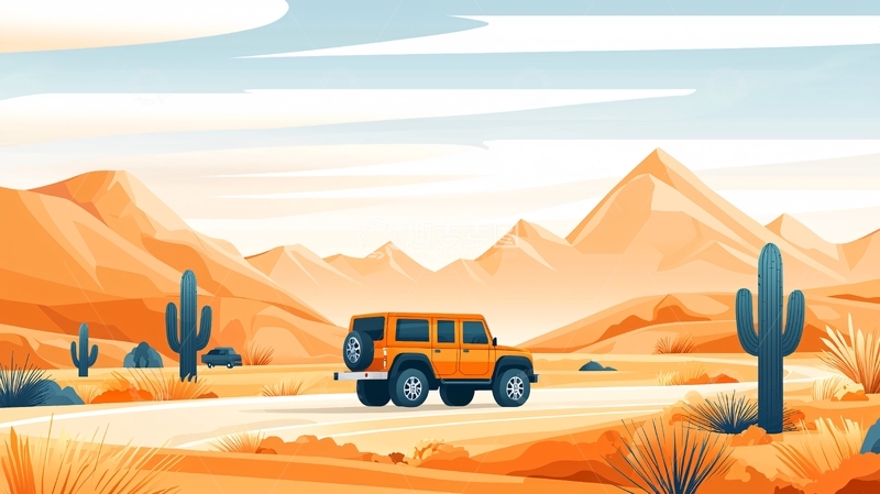 高清大图下载【趣麦麦图】沙漠越野车探险之旅