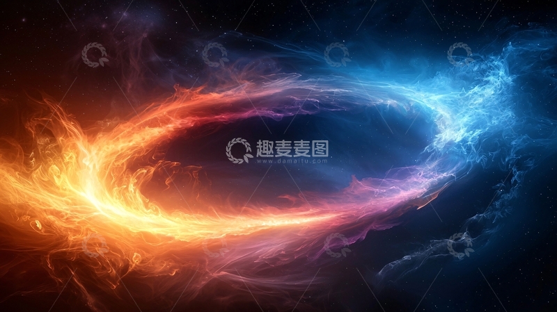 高清大图下载【趣麦麦图】宇宙能量漩涡