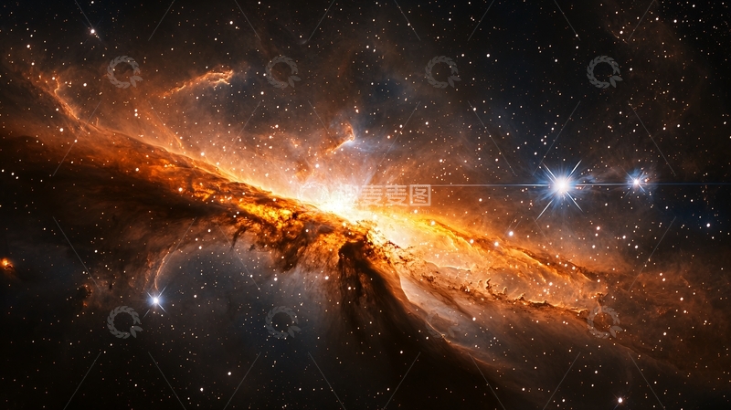 高清大图下载【趣麦麦图】星云与恒星的壮丽景象