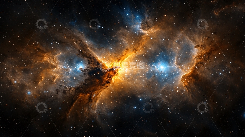 高清大图下载【趣麦麦图】星云与恒星的壮丽景象