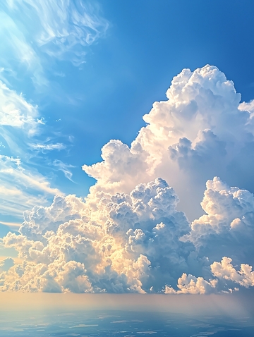 蓝天白云自然风光4