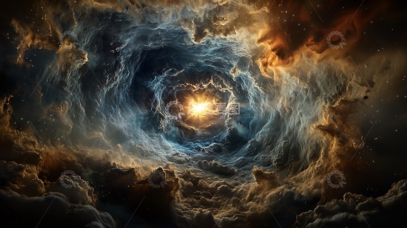 高清大图下载【趣麦麦图】星云漩涡宇宙奇观