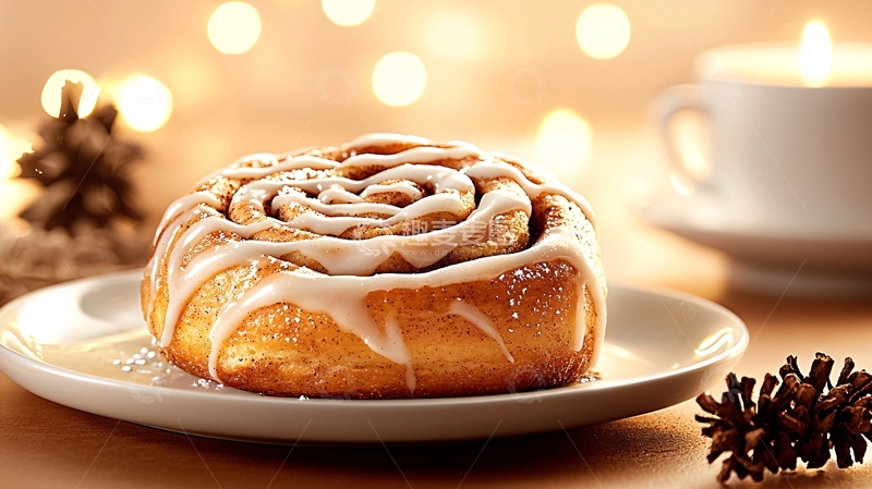 高清大图下载【趣麦麦图】香甜松软的节日甜点