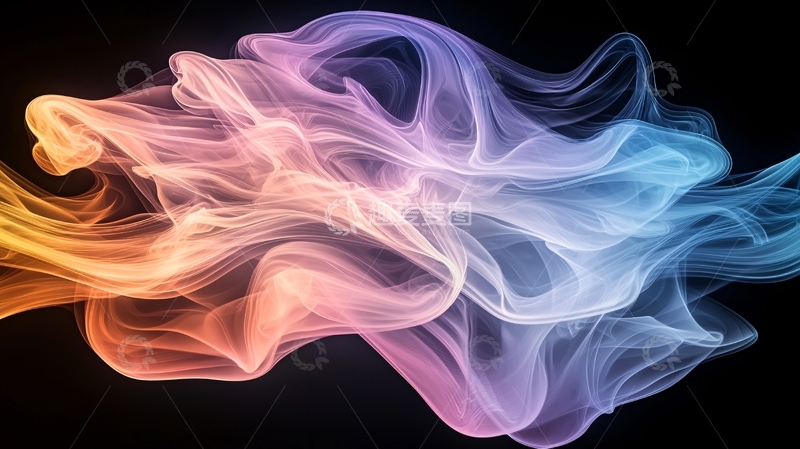 高清大图下载【趣麦麦图】抽象色彩流动艺术背景