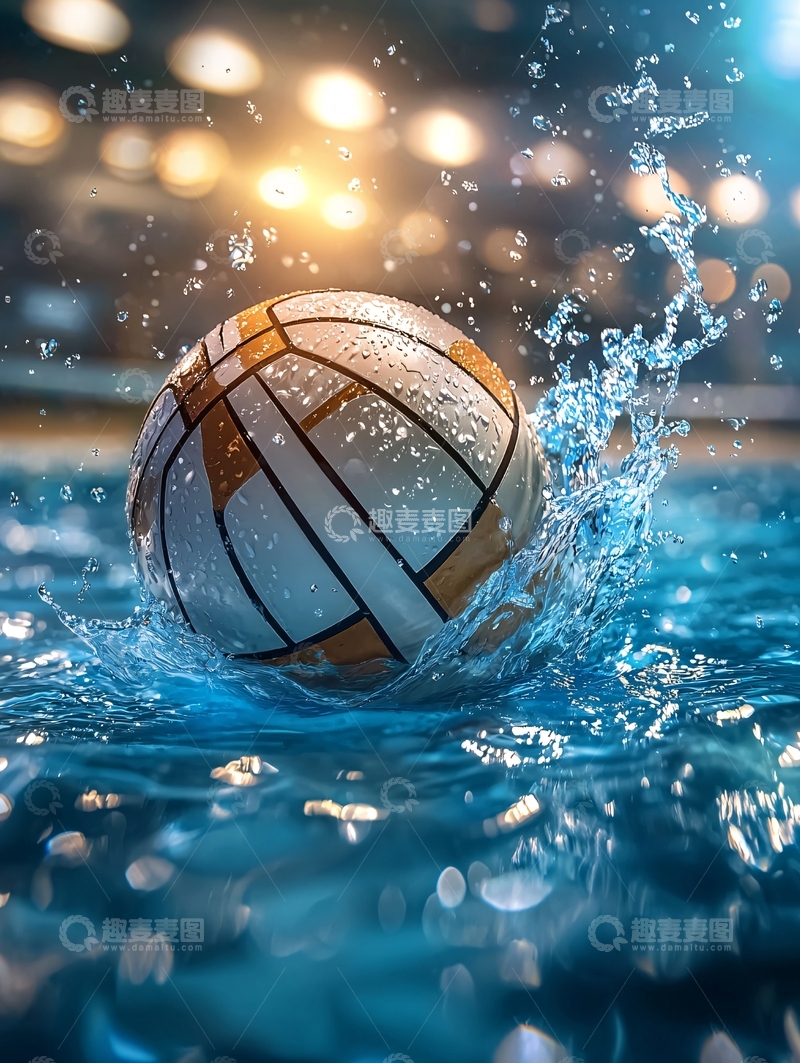 高清大图下载【趣麦麦图】水球运动瞬间
