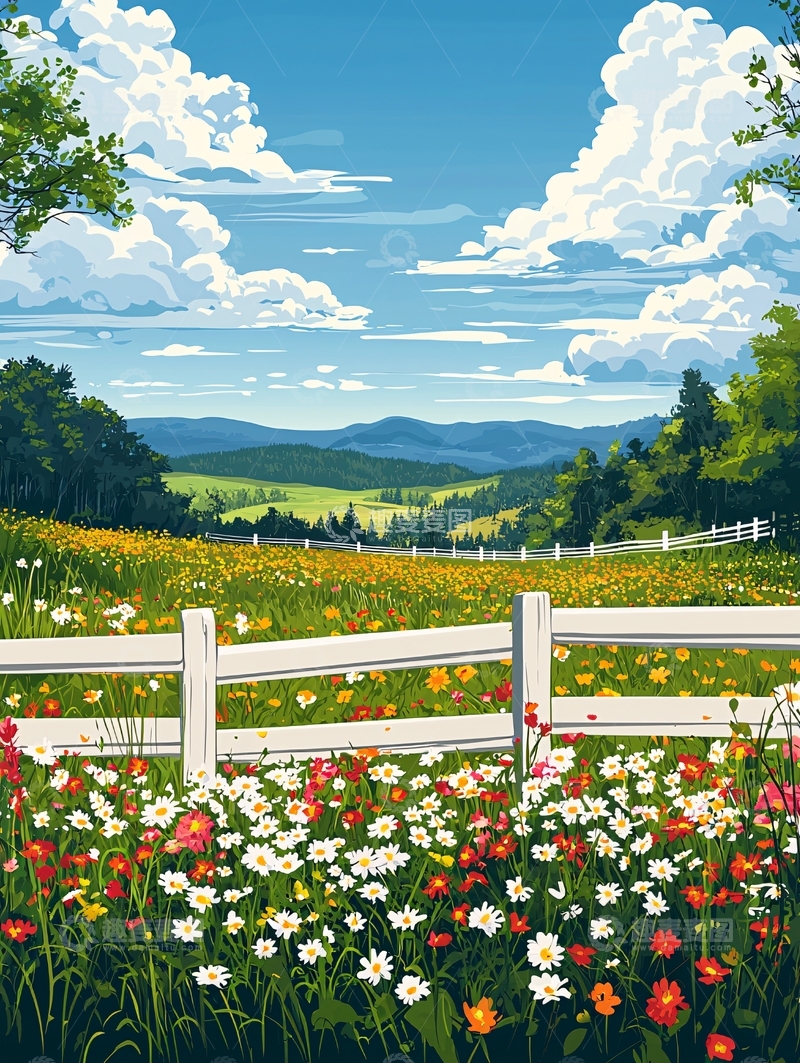 高清大图下载【趣麦麦图】田园风光高清图片