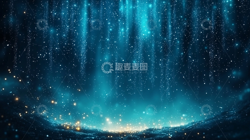 高清大图下载【趣麦麦图】梦幻星空粒子背景