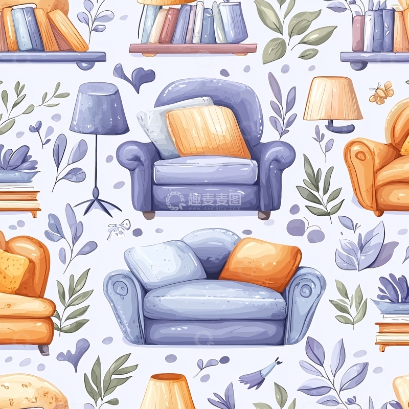 高清大图下载【趣麦麦图】家居装饰图案素材集