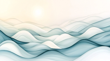 抽象线条山脉日出背景